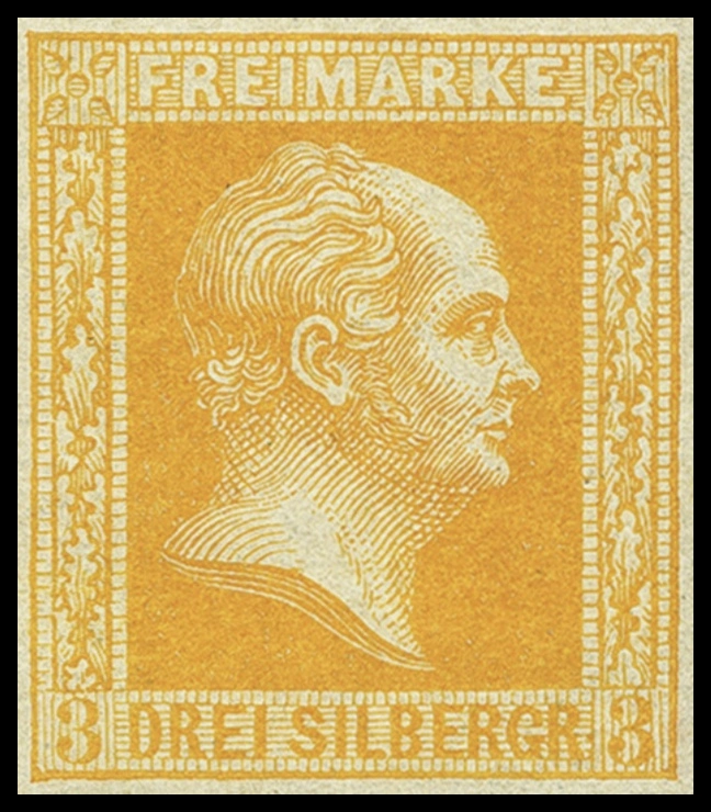 Michel-Nr. 8 3 Silbergroschen ungebraucht
