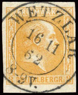 Michel-Nr. 12 K2 Wetzlar