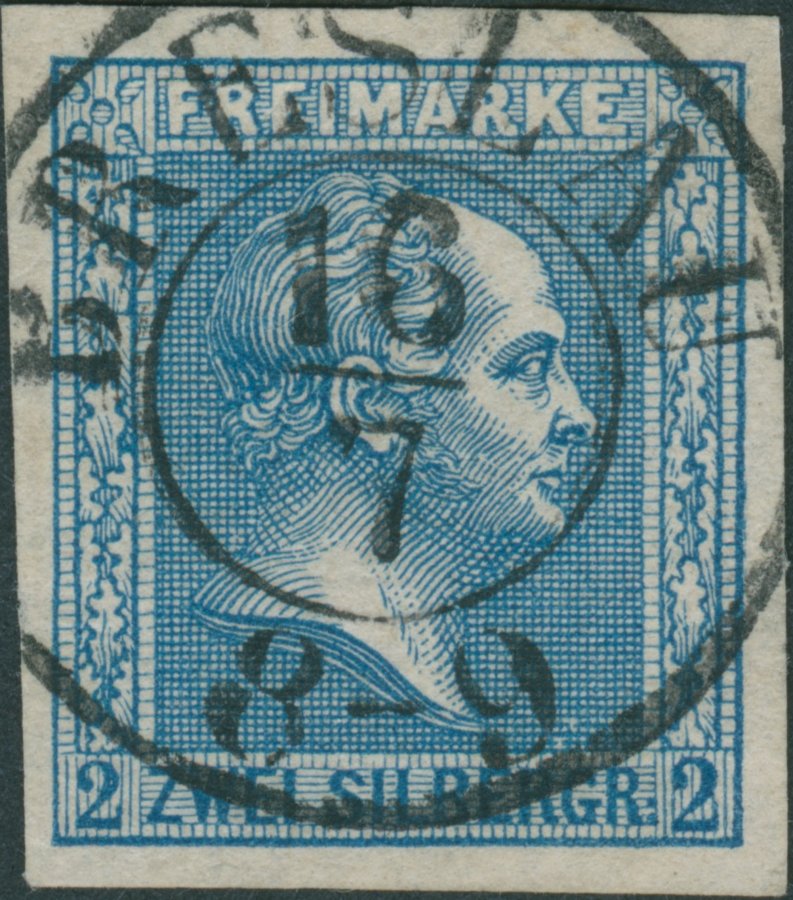 Michel-Nr. 11 mit K2 Breslau