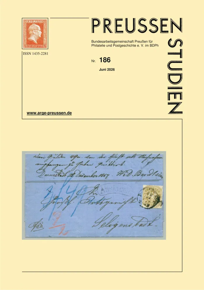 Titelblatt PREUSSENSTUDIEN Nr. 186