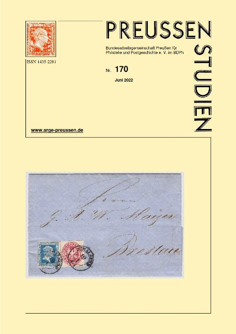 Titelblatt PREUSSENSTUDIEN Nr. 170